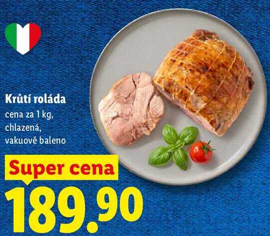 Krůtí roláda, cena za 1 kg