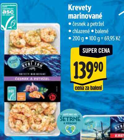 Krevety marinované, 200 g 