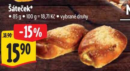 Šáteček, 85 g 