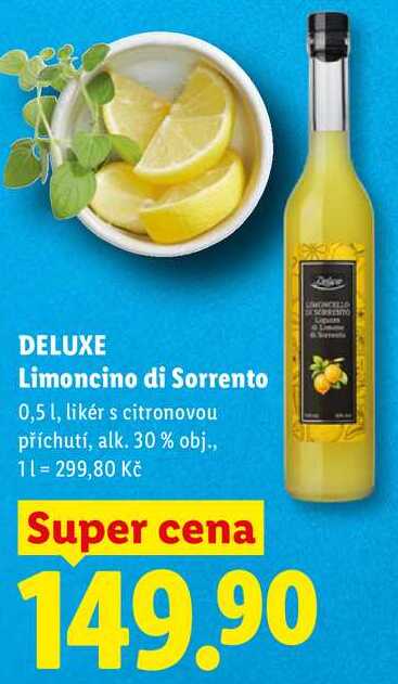 DELUXE Limoncino di Sorrento, 0,5 l