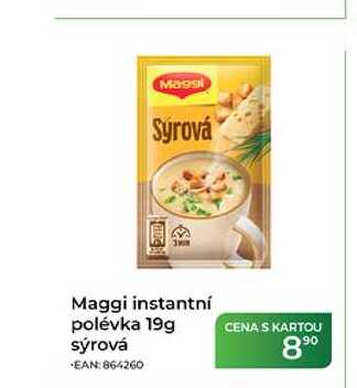 Maggi instantní polévka 19g sýrová