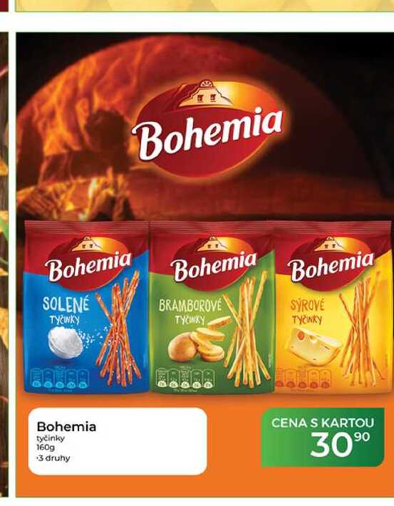 Bohemia tyčinky 160g