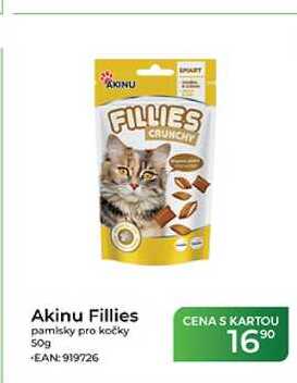 Akinu Fillies pamlsky pro kočky 50g