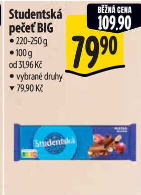 Studentská pečeť BIG, 220-250 g 