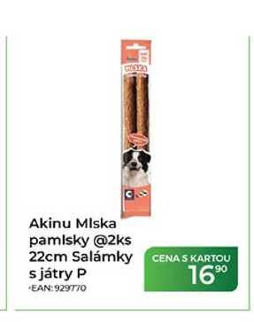Akinu Mlska pamlsky @2ks 22cm Salámky