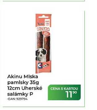 Akinu Miska pamlsky 35g 12cm Uherské salámky