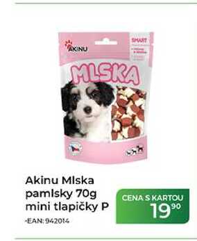Akinu Miska pamlsky 70g mini tlapičky