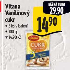 Vitana Vanilínový cukr, 5 ks