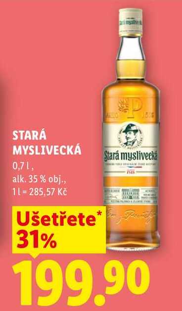 STARÁ MYSLIVECKÁ, 0,7 l