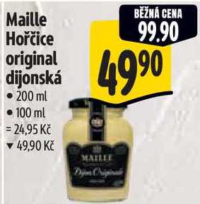 Maille Hořčice original dijonská, 200 ml 