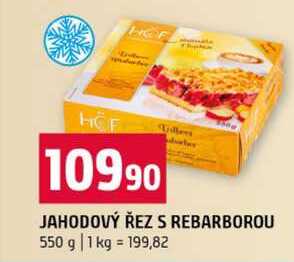 JAHODOVÝ ŘEZ S REBARBOROU 550 g 