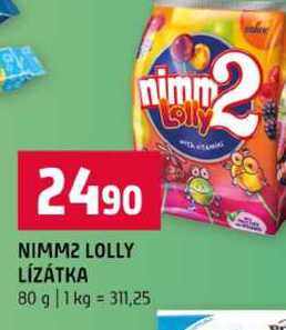 NIMM2 LOLLY LÍZÁTKA 80 g
