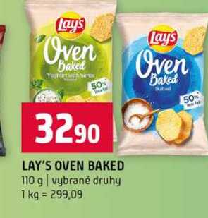 LAY'S OVEN BAKED 110 g vybrané druhy