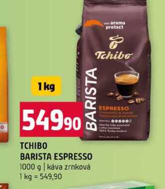 TCHIBO BARISTA ESPRESSO 1000 g káva zrnková 