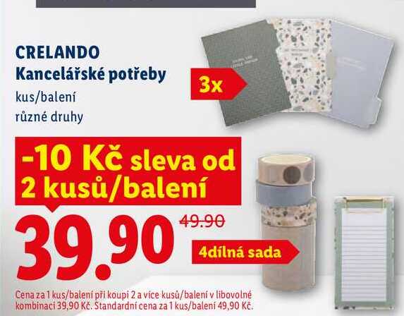 CRELANDO Kancelářské potřeby 