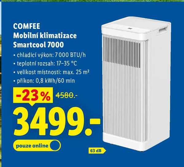 COMFEE Mobilní klimatizace Smartcool 7000 