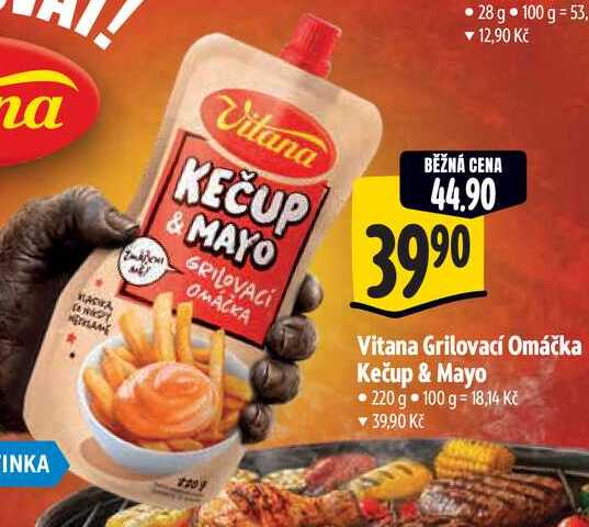 Vitana Grilovací Omáčka Kečup & Mayo, 220 g 