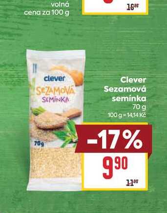 Clever Sezamová semínka 70 g 