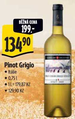 Pinot Grigio, 0,75 l