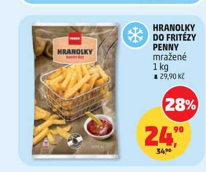 HRANOLKY DO FRITÉZY PENNY mražené 1 kg