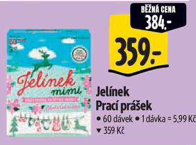 Jelínek Prací prášek, 60 dávek 