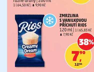 ZMRZLINA S VANILKOVOU PŘÍCHUTÍ RIOS 120 ml