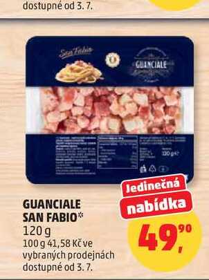 GUANCIALE GUANCIALE SAN FABIO 120 g