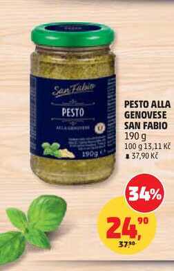PESTO ALLA GENOVESE SAN FABIO 190g