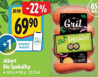Albert Bio Spekáčky, 300 g 