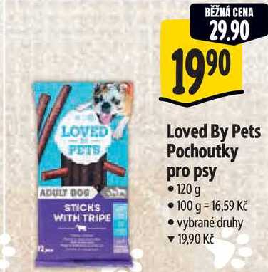 Loved By Pets Pochoutky pro psy, 120 g 