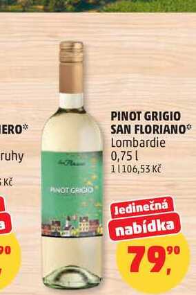 PINOT GRIGIO SAN FLORIANO Lombardie 0,75l