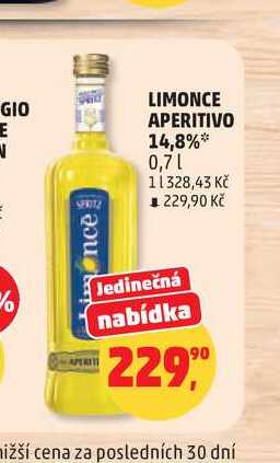 LIMONCE APERITIVO 14,8% 0,71