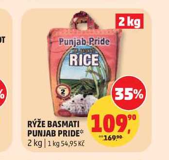 RÝŽE BASMATI PUNJAB PRIDE 2 kg