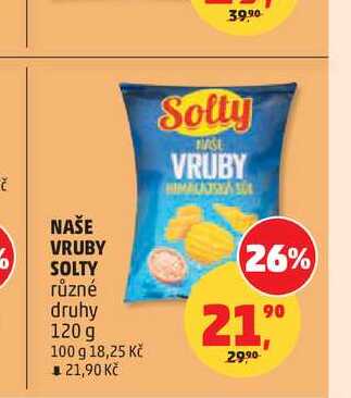 Naše vruby solty 120g