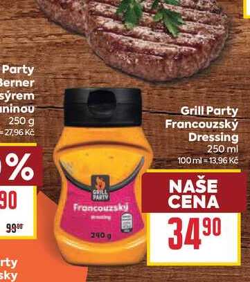 Grill Party Francouzský Dressing 250 ml 