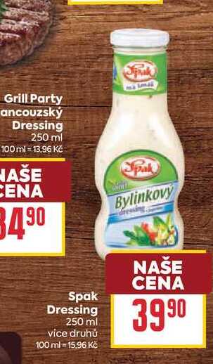 Spak Dressing 250 ml 