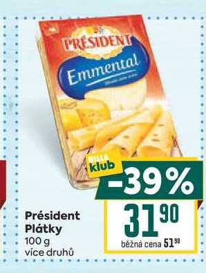 Président Plátky 100 g