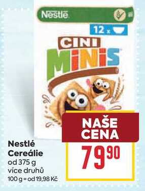 Nestlé Cereálie od 375 g 