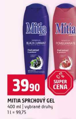 MITIA SPRCHOVÝ GEL 400 ml vybrané druhy 