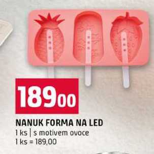 NANUK FORMA NA LED 1 ks s motivem ovoce