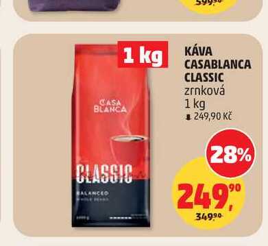 KÁVA CASABLANCA CLASSIC zrnková 1 kg