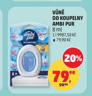  Vůně do koupelny AMBI PUR 8 ml