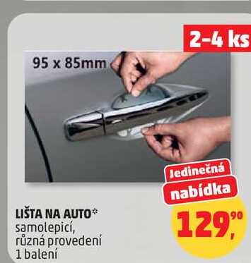 LIŠTA NA AUTO
