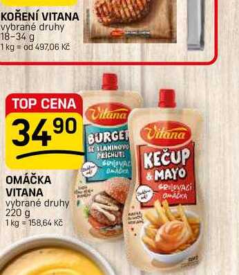 OMÁČKA VITANA vybrané druhy 220 g