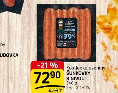 ŠUNKOVKY S NIVOU 340 g