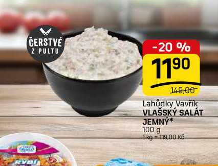 VLAŠSKÝ SALÁT JEMNÝ* 100 g
