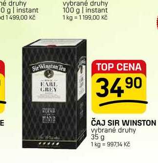ČAJ SIR WINSTON vybrané druhy 35 g