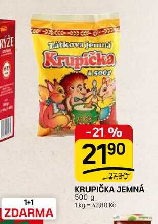 KRUPIČKA JEMNÁ 500 g 