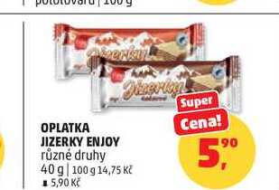 OPLATKA JIZERKY ENJOY 40 g