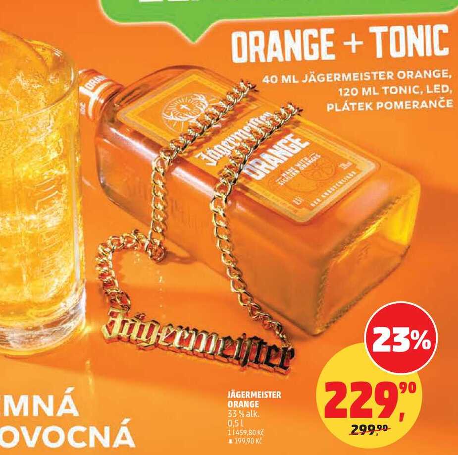 JÄGERMEISTER ORANGE 33% alk. 0,5l